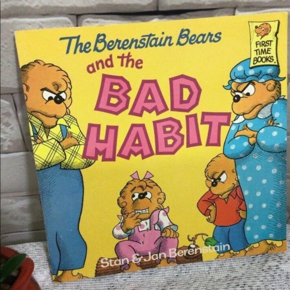 1986 The Berenstain Bears and The Bad Habit Book - Picture 2 of 9